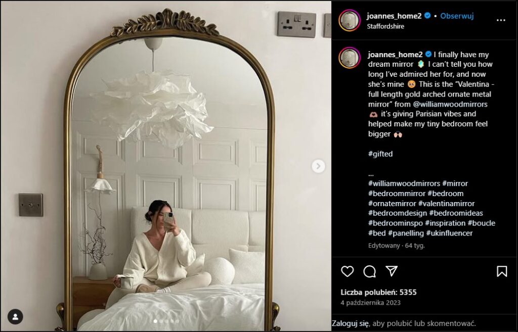 Jakie lustro wybrać, aby optycznie powiększyć sypialnie?