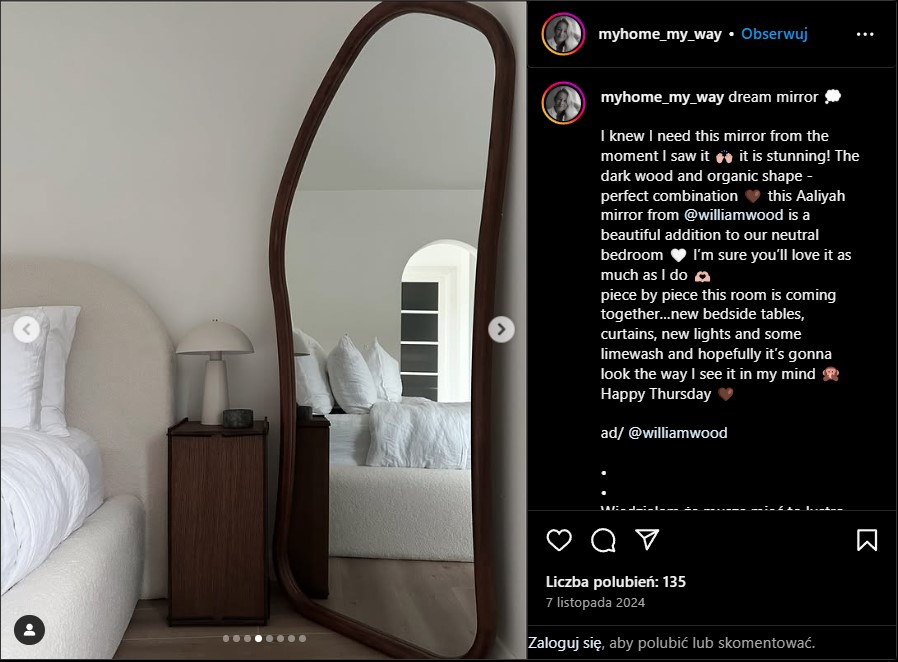 Jakie lustro wybrać, aby optycznie powiększyć sypialnie?