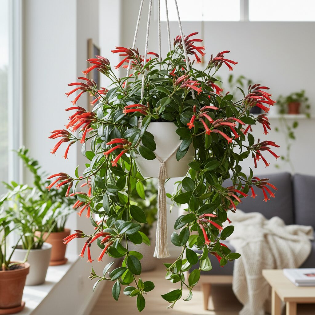 Aeschynanthus — jak dbać o eszynantusa, by zachwycał kwiatami?