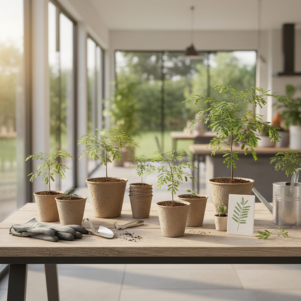 Akacja srebrzysta sadzonki — jak uprawiać mimozę w Polsce?