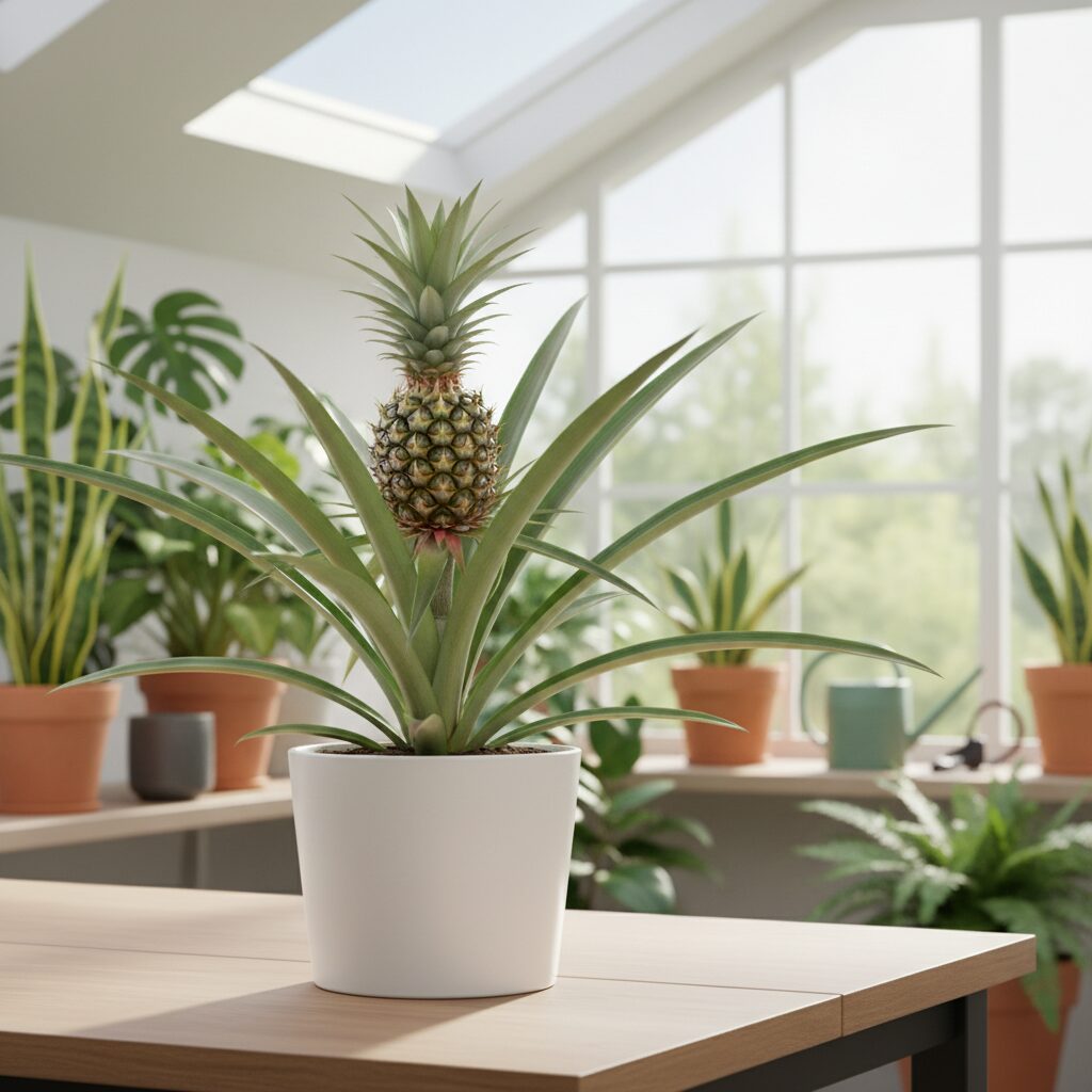 Ananas w doniczce — jak uprawiać i pielęgnować ten owoc?