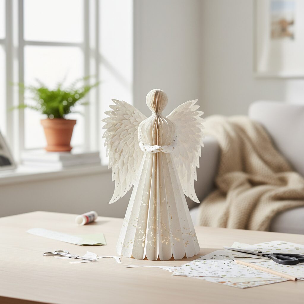 Jak zrobić efektowny aniołek z papieru krok po kroku?