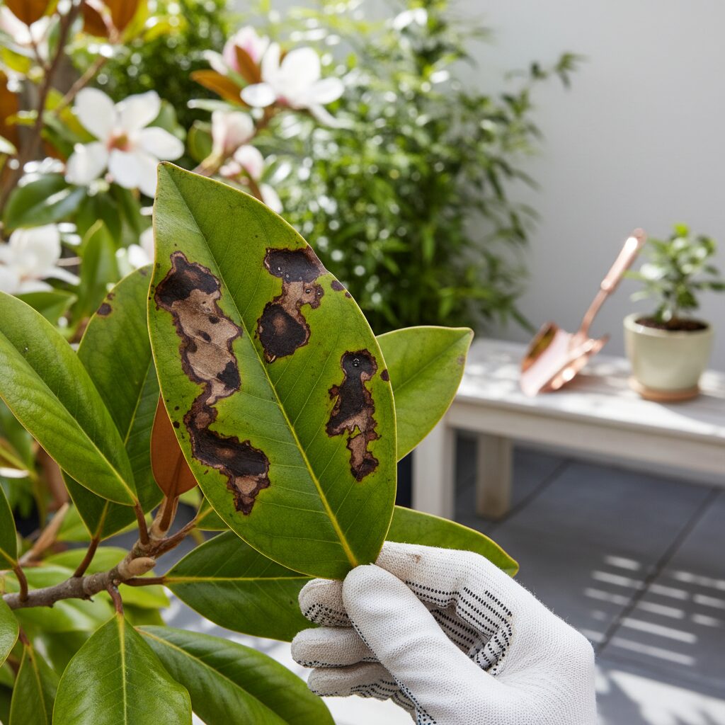 Antraknoza magnolii — jak rozpoznać i skutecznie zwalczać?