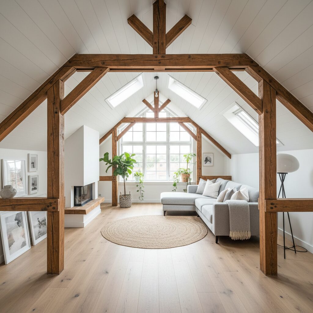 Jakie aranżacje poddasza z belkami wybrać do Twojego domu?