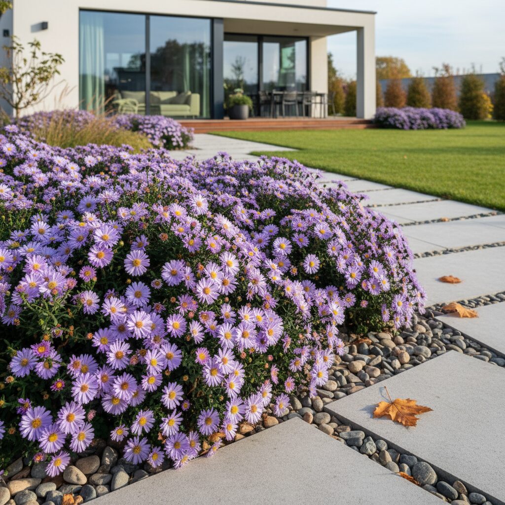 Aster krzaczasty — jak uprawiać te jesienne kwiaty w ogrodzie?