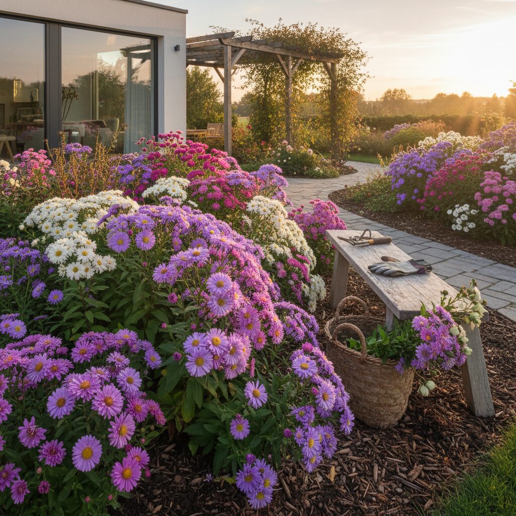 Astry wieloletnie — jak uprawiać te jesienne kwiaty?