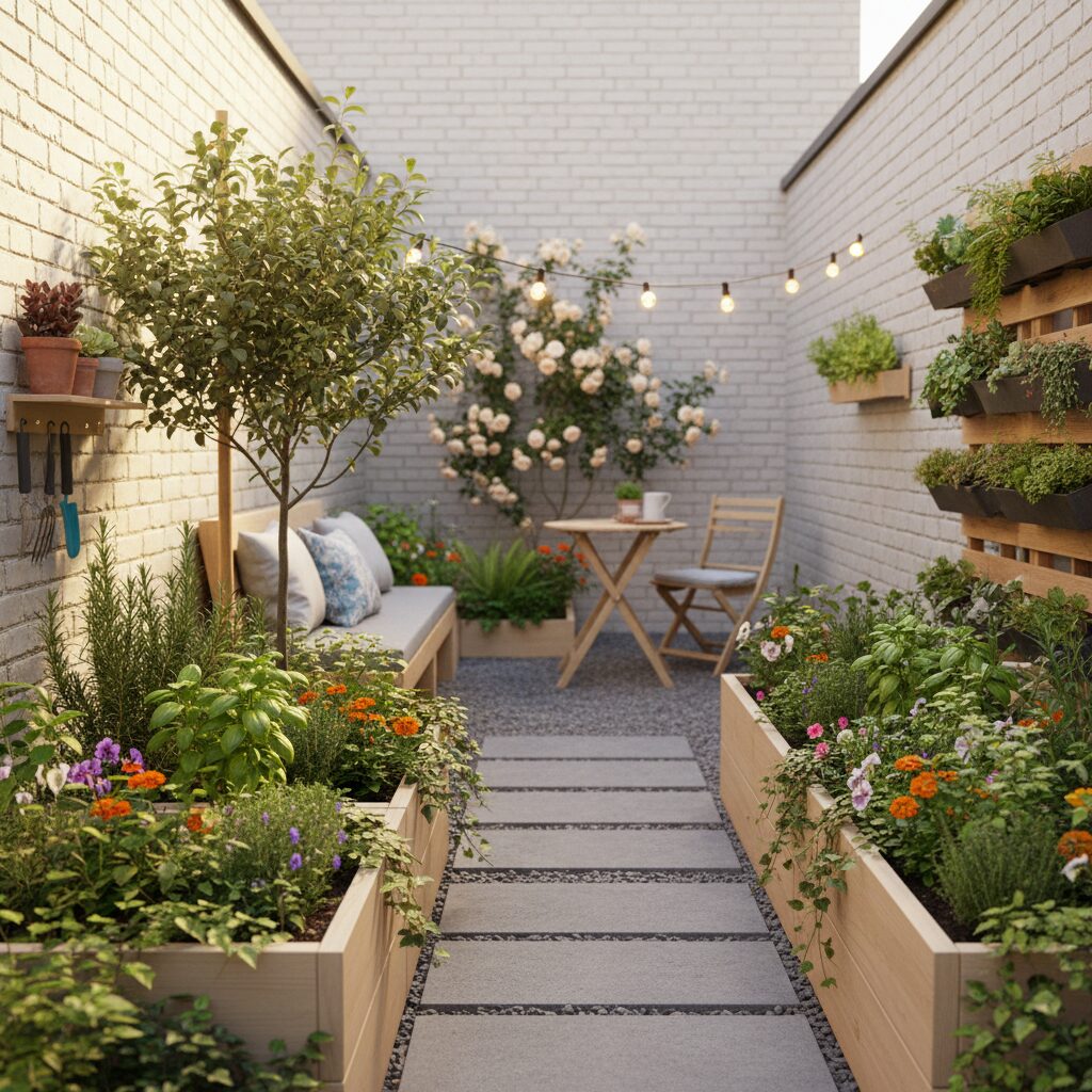 Jak urządzić bardzo mały ogródek? Sprytne pomysły i aranżacje