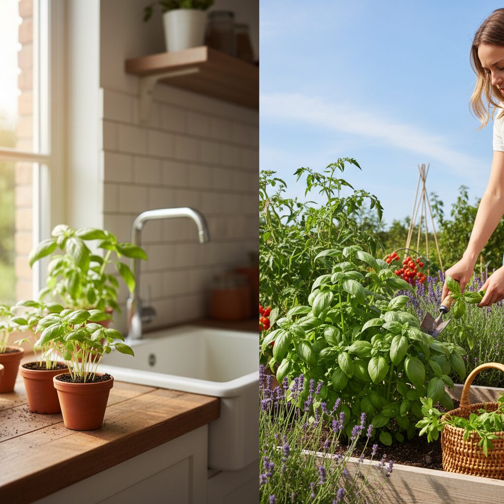 Bazylia uprawa — jak dbać o aromatyczne zioła w domu i ogrodzie?