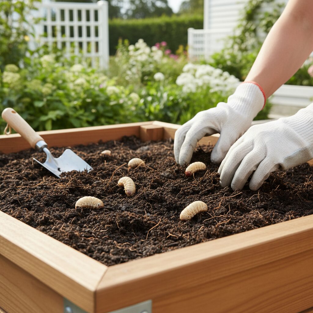 Białe robaki w ziemi w ogrodzie — jak je rozpoznać i zwalczać?