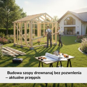 Budowa szopy drewnianej bez pozwolenia — aktualne przepisy