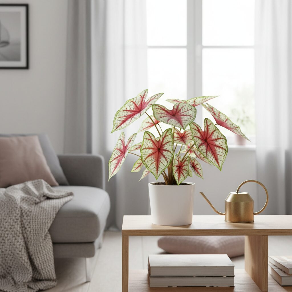 Caladium — jak pielęgnować tę niezwykłą roślinę w domu?