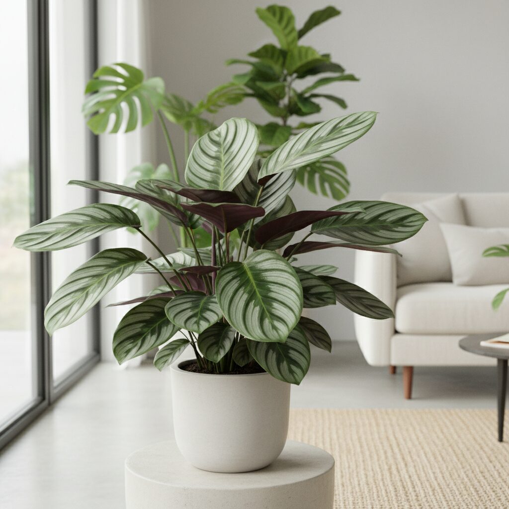 Calathea orbifolia — jak dbać o tę królową liści w domu?