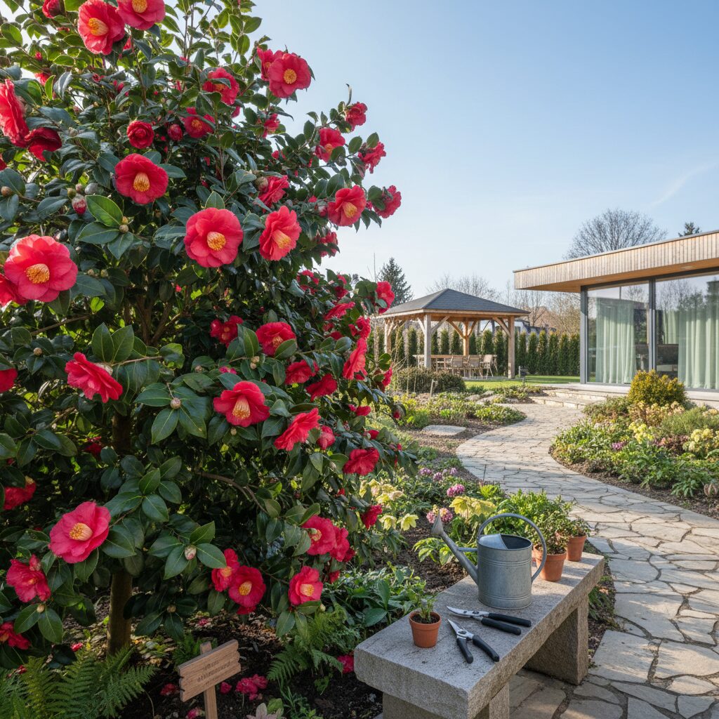 Camellia japonica uprawa w ogrodzie — kompletny poradnik