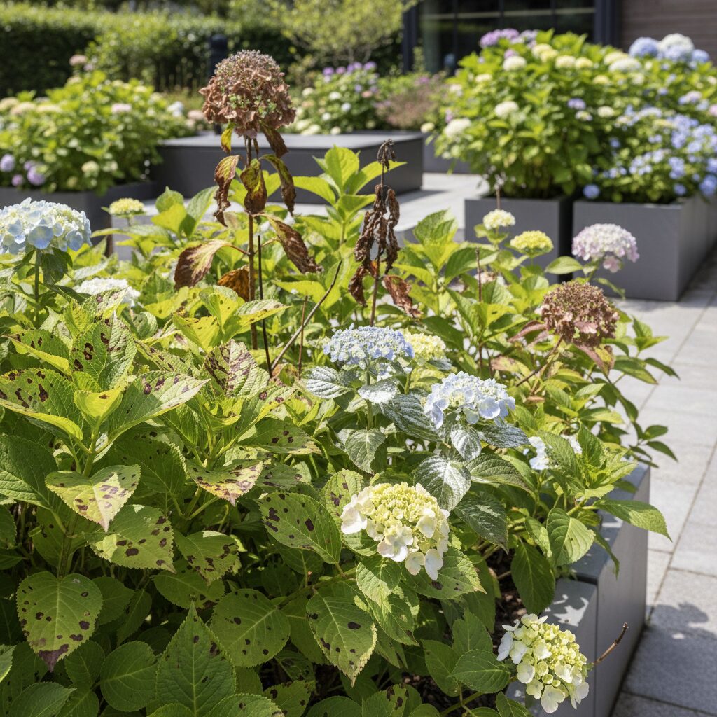 Jakie są najczęstsze choroby hortensji zdjęcia i porady