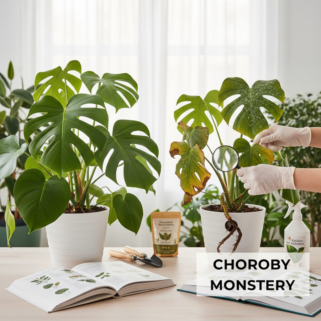 Choroby monstery — jak rozpoznać i leczyć najczęstsze problemy?