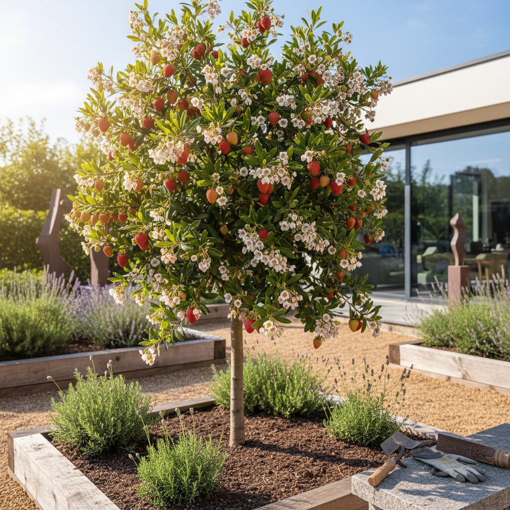 Chruścina jagodna — jak uprawiać drzewo truskawkowe w ogrodzie?