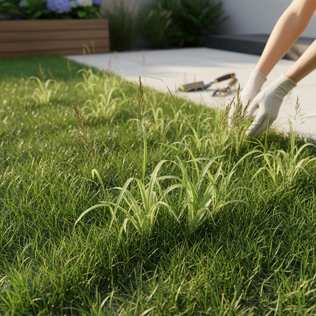 Chwastnica w trawniku — jak skutecznie ją rozpoznać i zwalczyć?