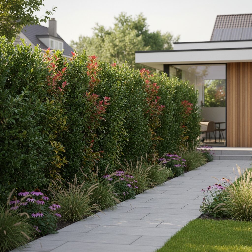 Co zamiast tui? Najlepsze rośliny na żywopłot zimozielony