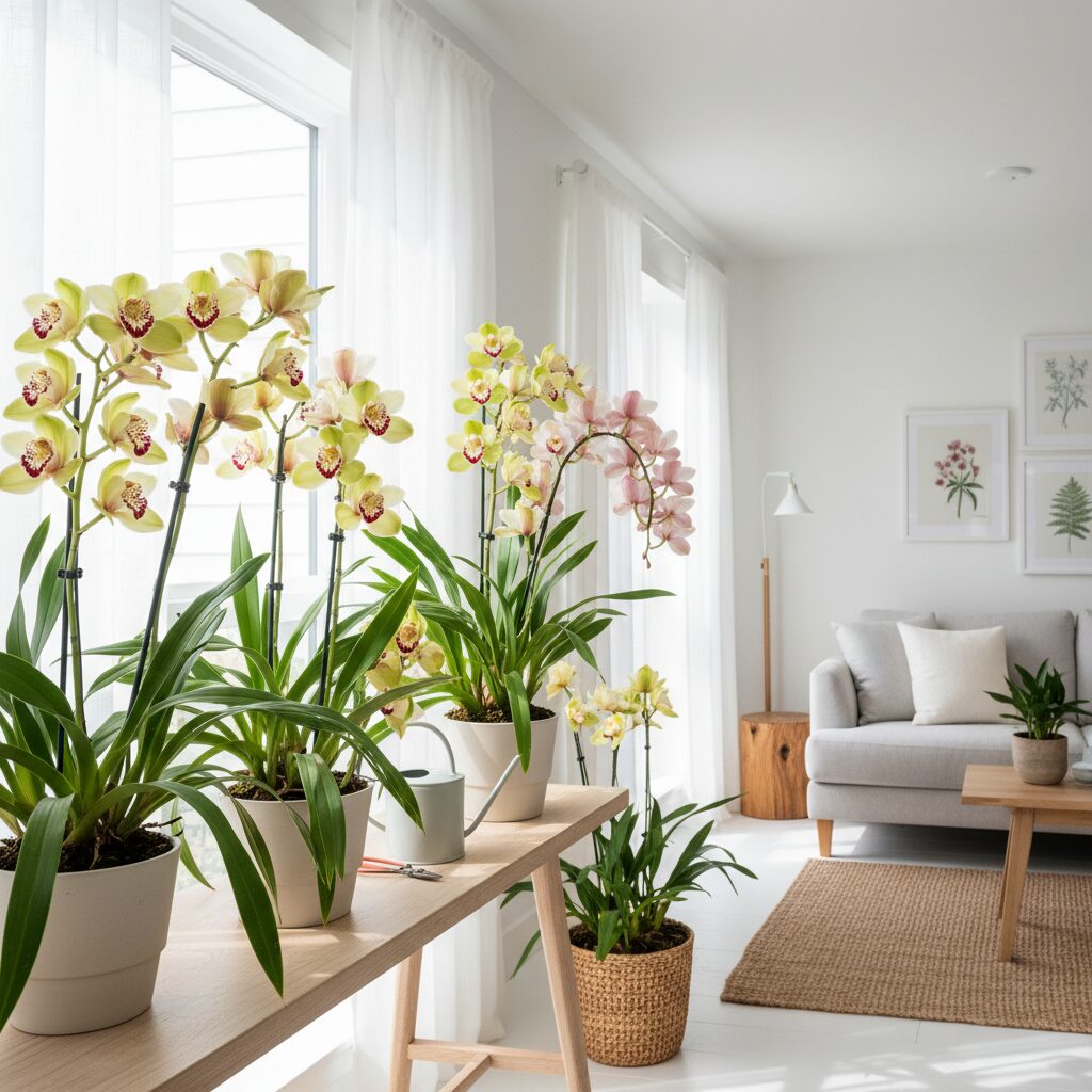 Cymbidium — jak pielęgnować ten wyjątkowy storczyk w domu?
