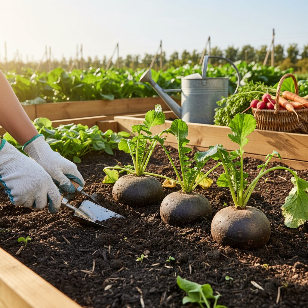Czarna rzodkiew uprawa — jak sadzić i pielęgnować rzepę?