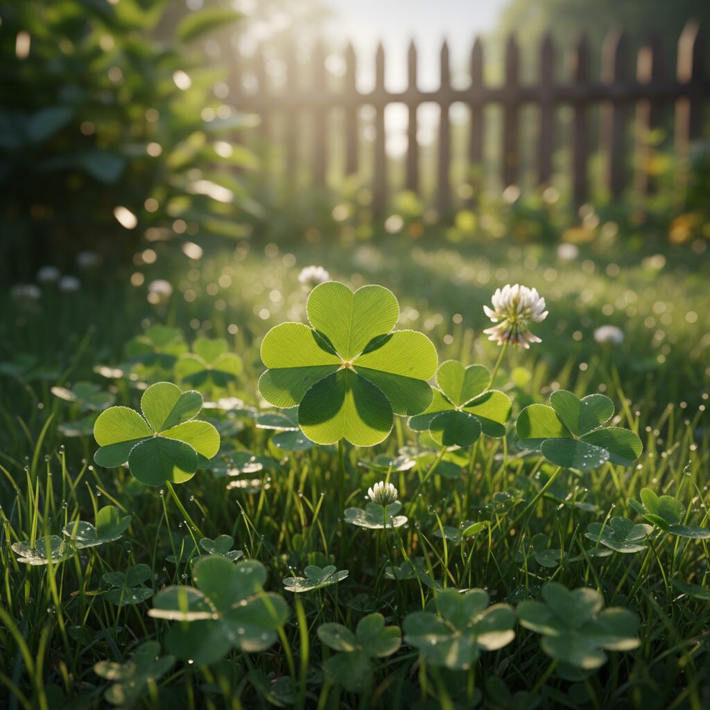 Czterolistna koniczyna — symbol szczęścia, biologia i uprawa