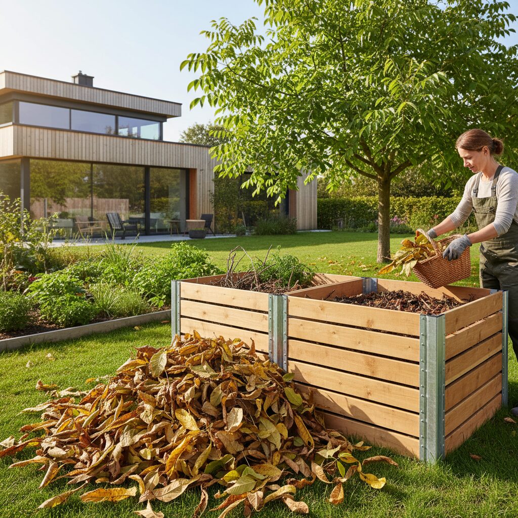 Czy liście orzecha włoskiego nadają się na kompost?