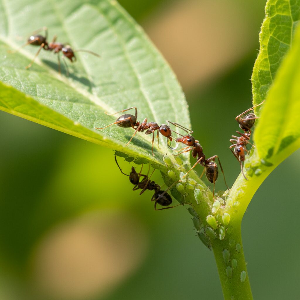 Czy mrówki jedzą mszyce? Prawda o relacji tych owadów
