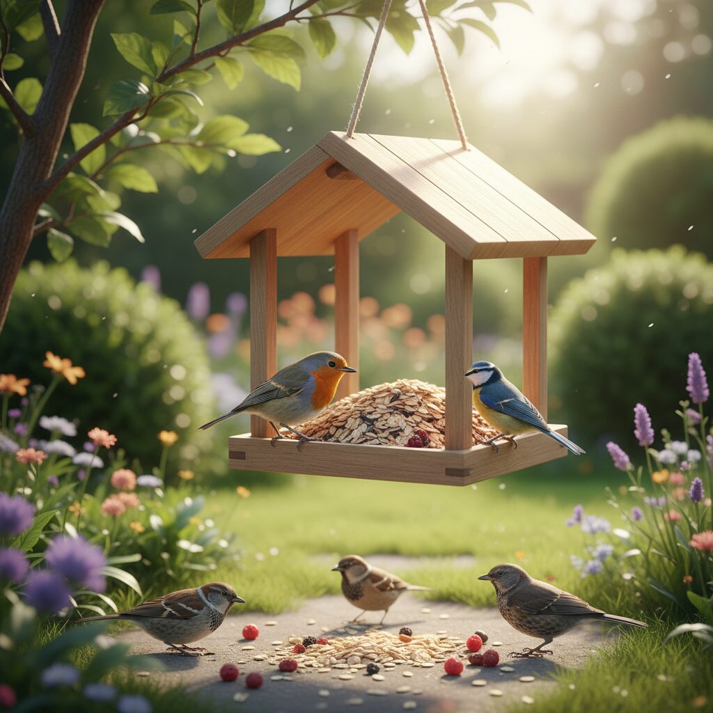 Czy ptaki jedzą płatki owsiane? Kompletny poradnik dokarmiania