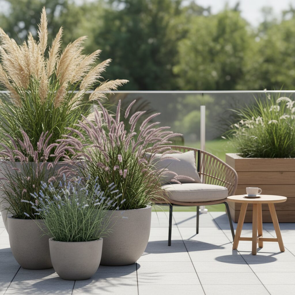 Czy trawy ozdobne można sadzić w donicach?