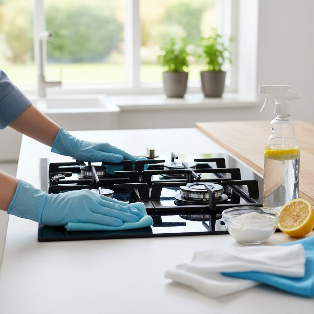 Czym czyścić szklaną płytę gazową? Ekspercki poradnik