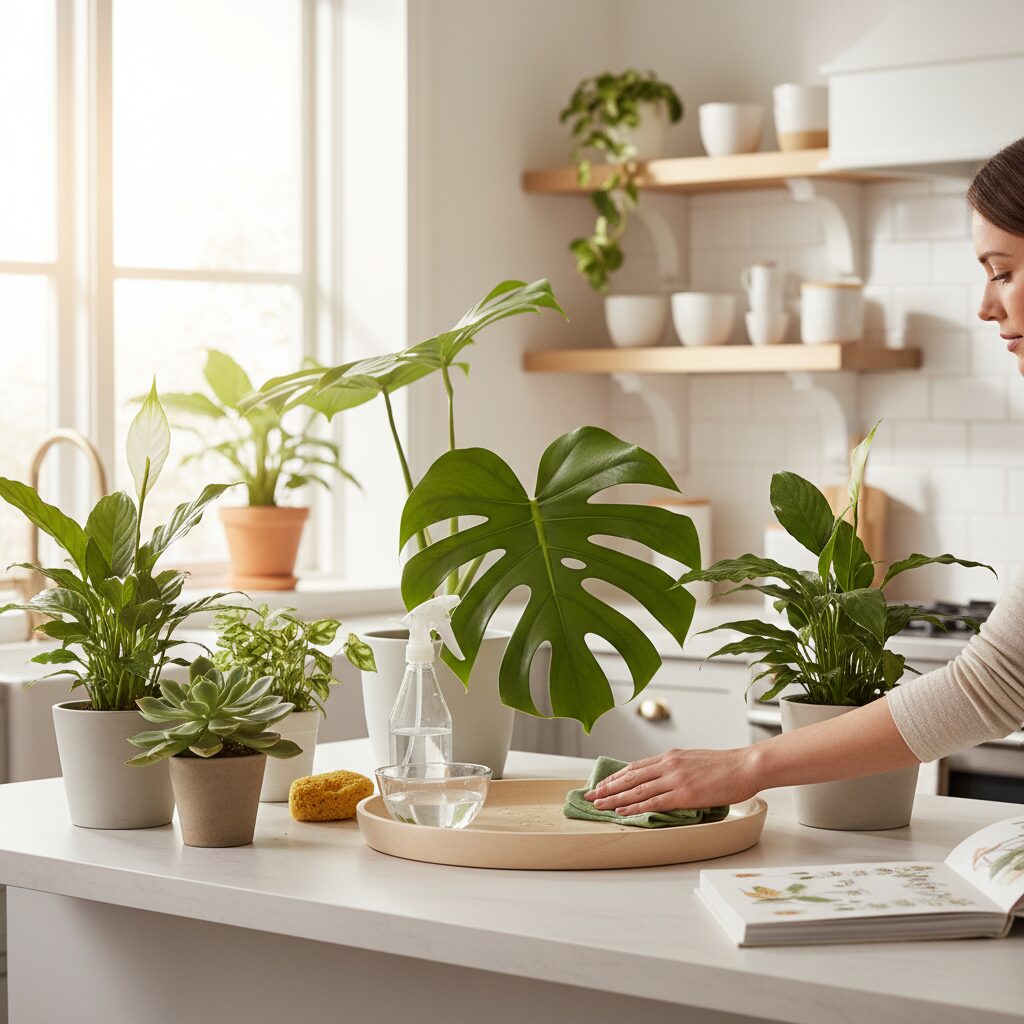 Czym myć kwiaty z kurzu? Skuteczne i domowe sposoby