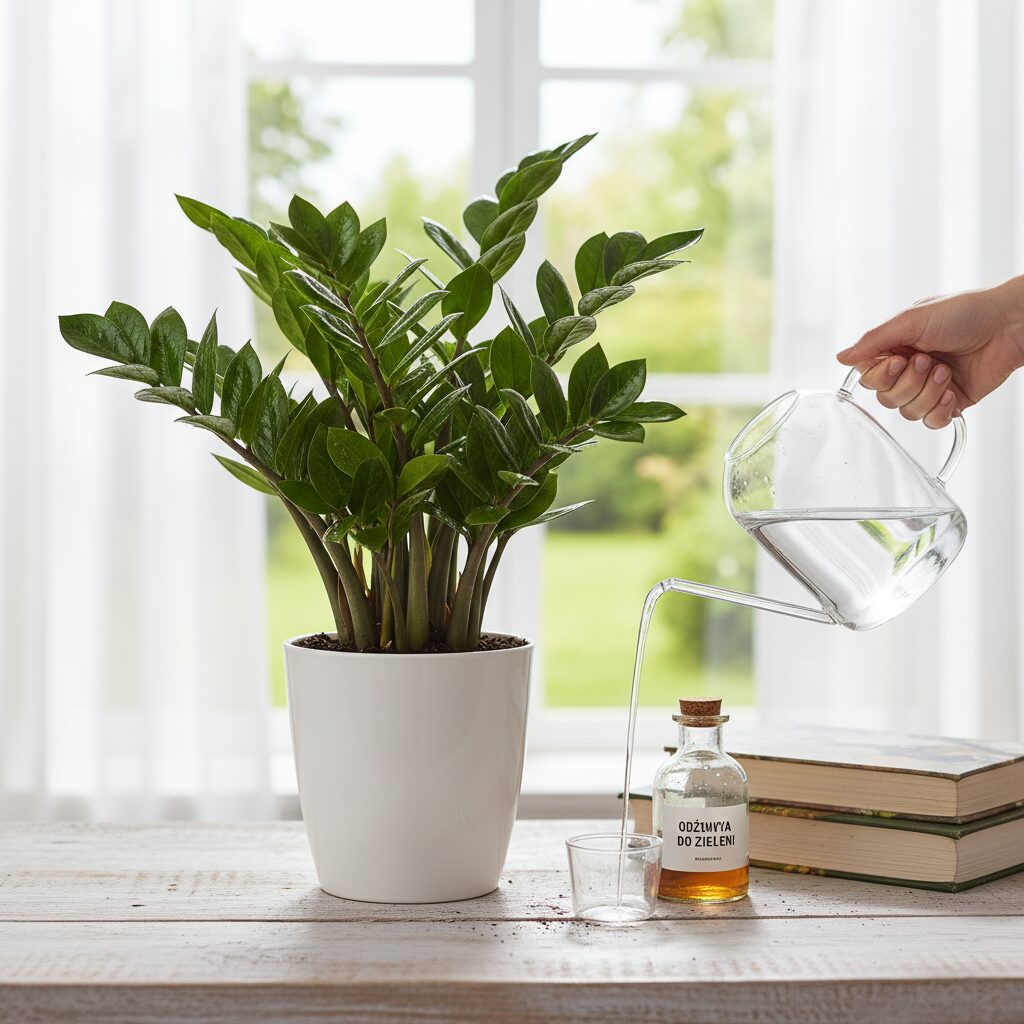 Czym podlewać zamiokulkasa? Kompletny poradnik pielęgnacji