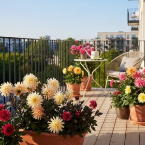 Dalia na balkon — jak uprawiać te efektowne kwiaty w donicach?