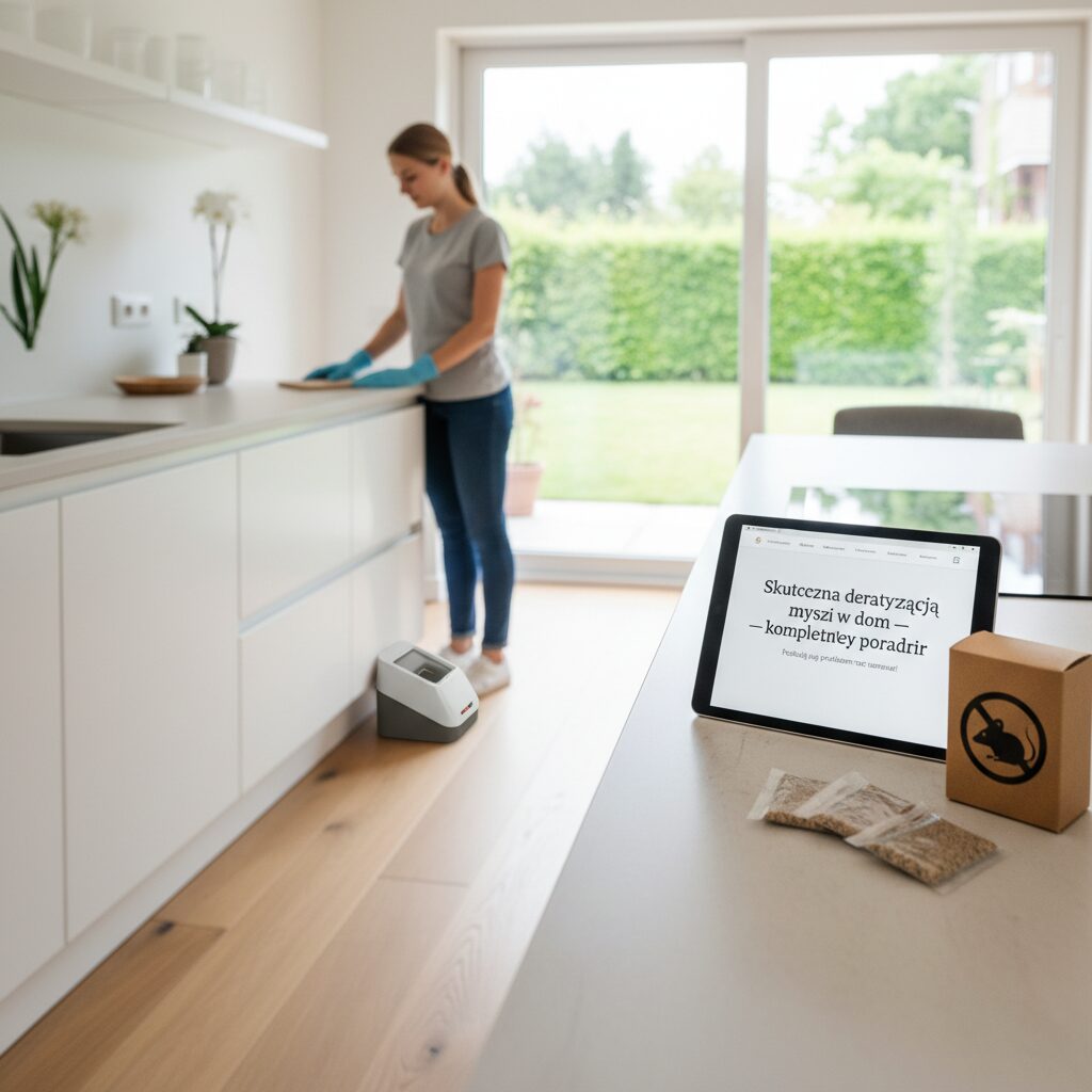 Skuteczna deratyzacja myszy w domu — kompletny poradnik