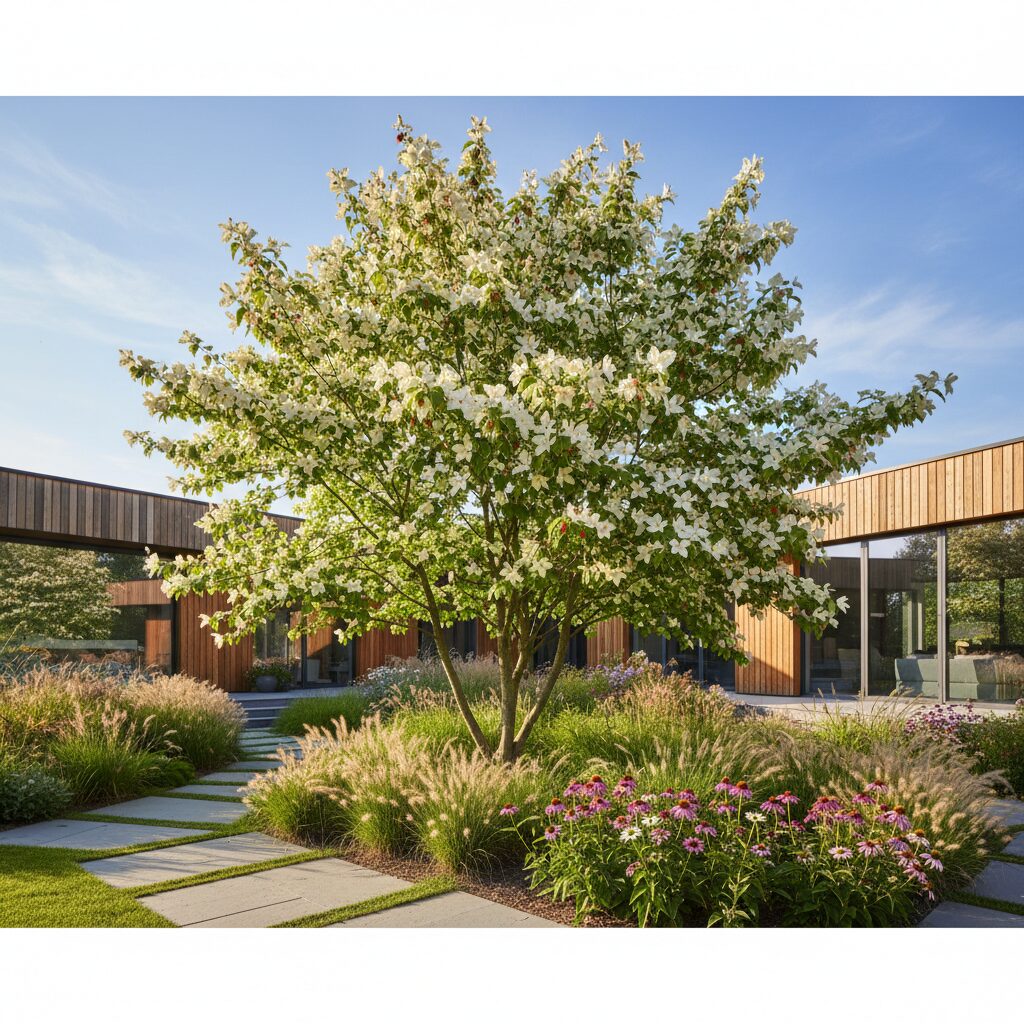 Dereń kousa — jak uprawiać to niezwykłe drzewo w ogrodzie?