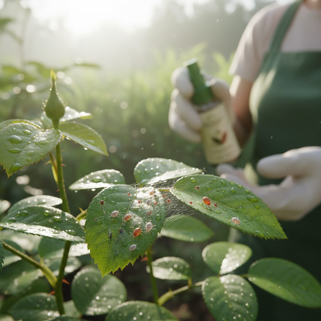 Dobroczynek kalifornijski — jak skutecznie zwalczać przędziorki?