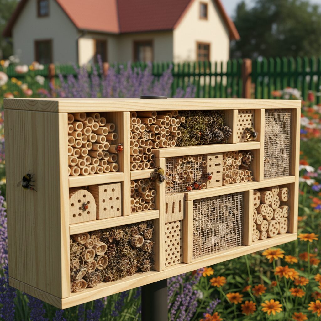 Domek dla owadów — jak zbudować hotel dla zapylaczy?
