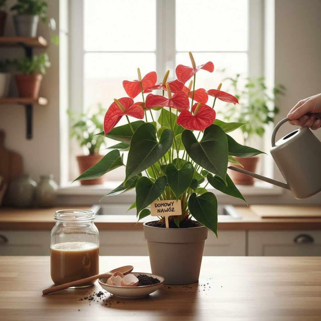 Domowy nawóz do anturium — jak sprawić, by kwitło jak szalone?