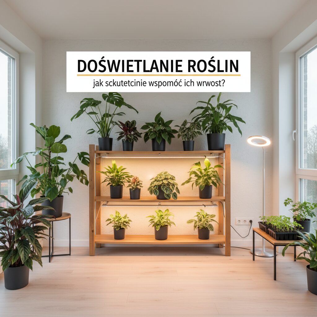 Doświetlanie roślin — jak skutecznie wspomóc ich wzrost?