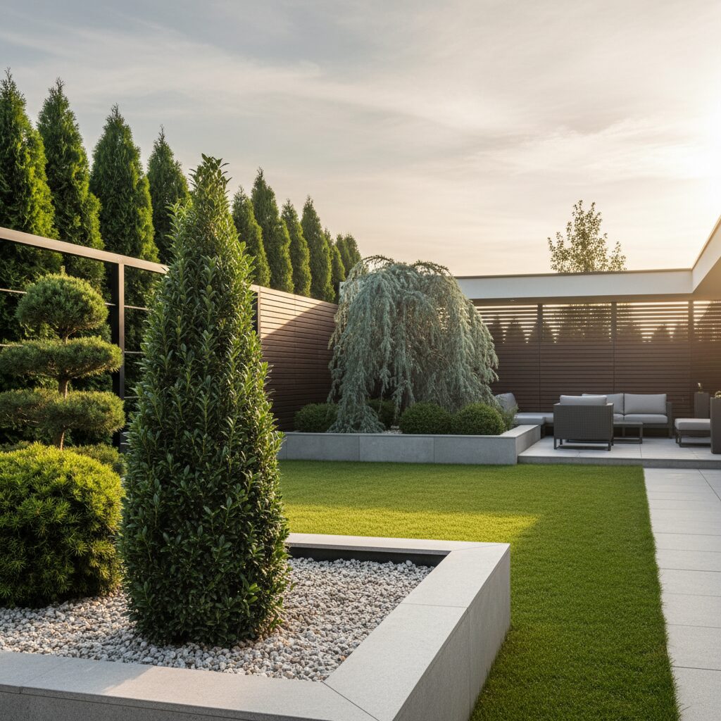 Jakie wybrać drzewo które nie gubi liści do ogrodu?