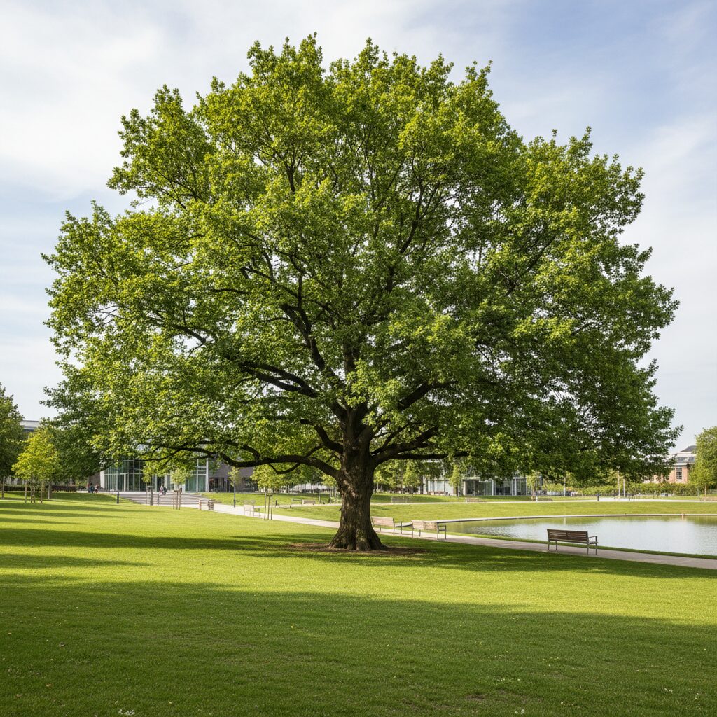 Czym charakteryzuje się idealne drzewo parkowe?