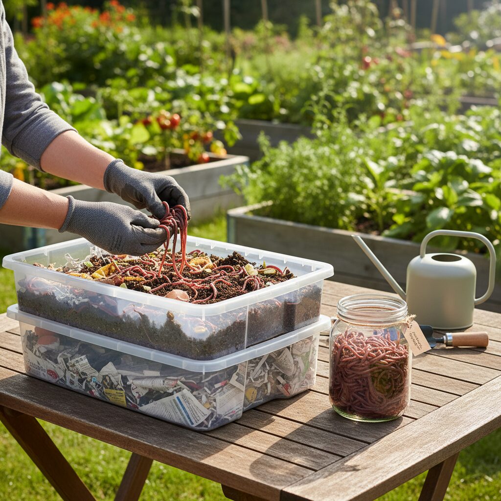 Dżdżownice kalifornijskie — jak zacząć hodowlę w domu i ogrodzie?