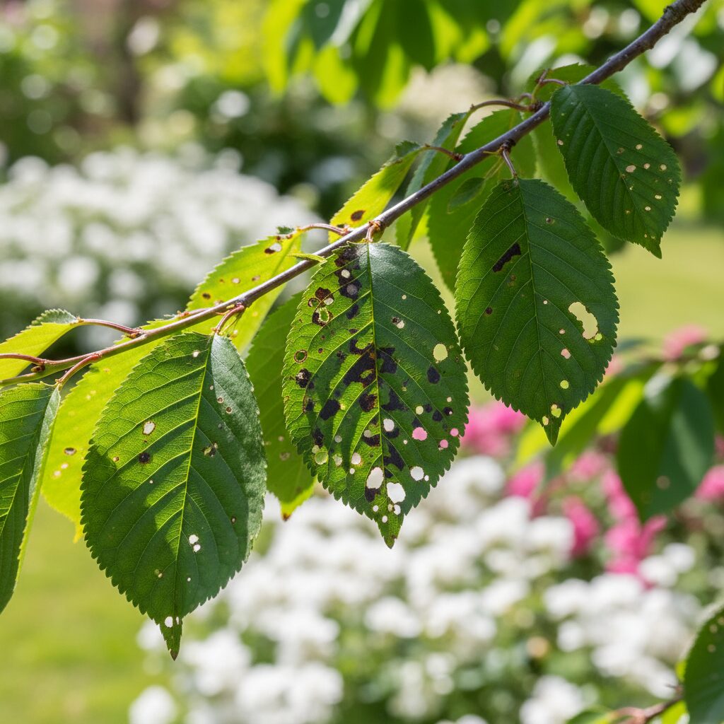 Dziurkowatość liści drzew pestkowych — jak rozpoznać i zwalczać?