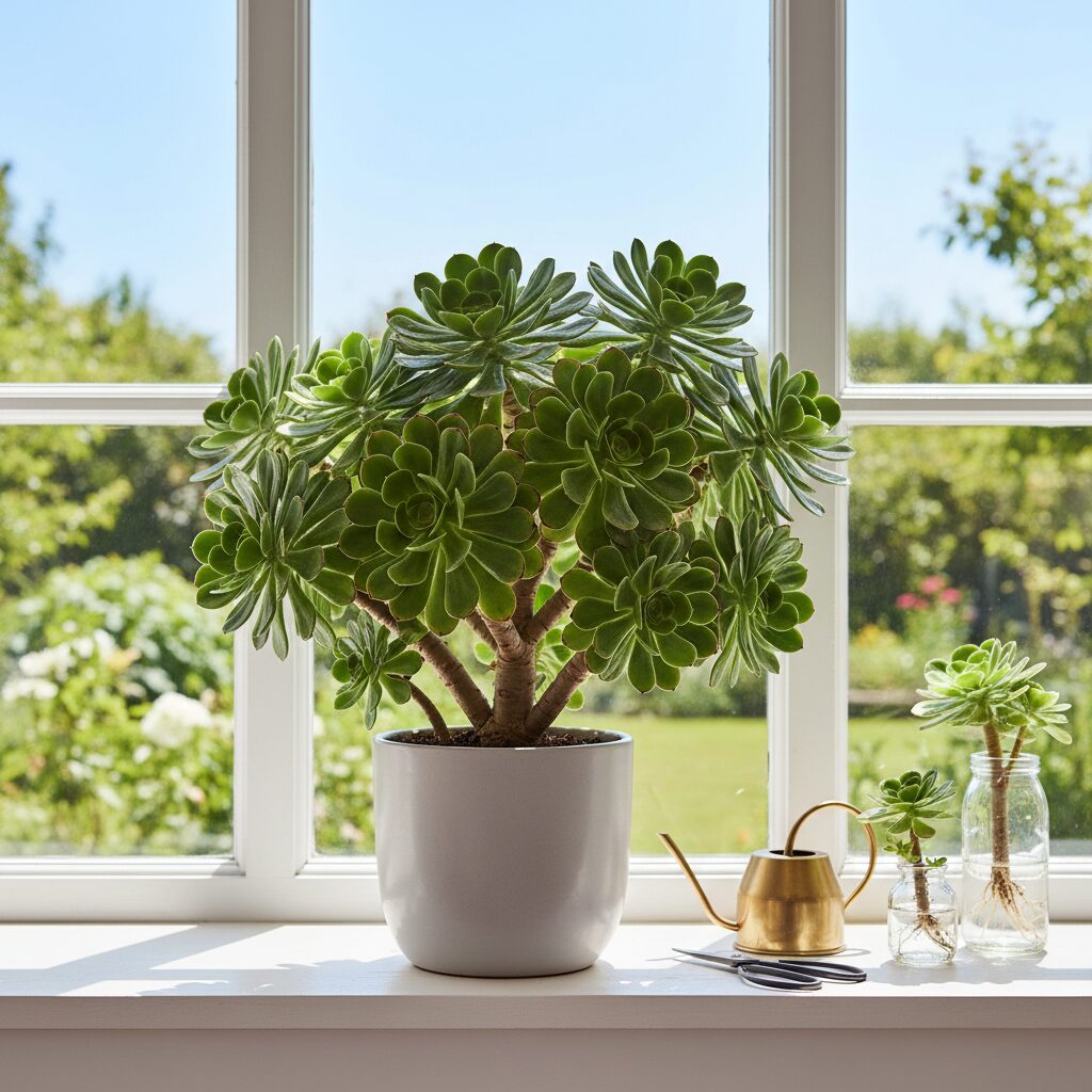 Eonium drzewiaste uprawa — jak dbać o ten sukulent w domu?