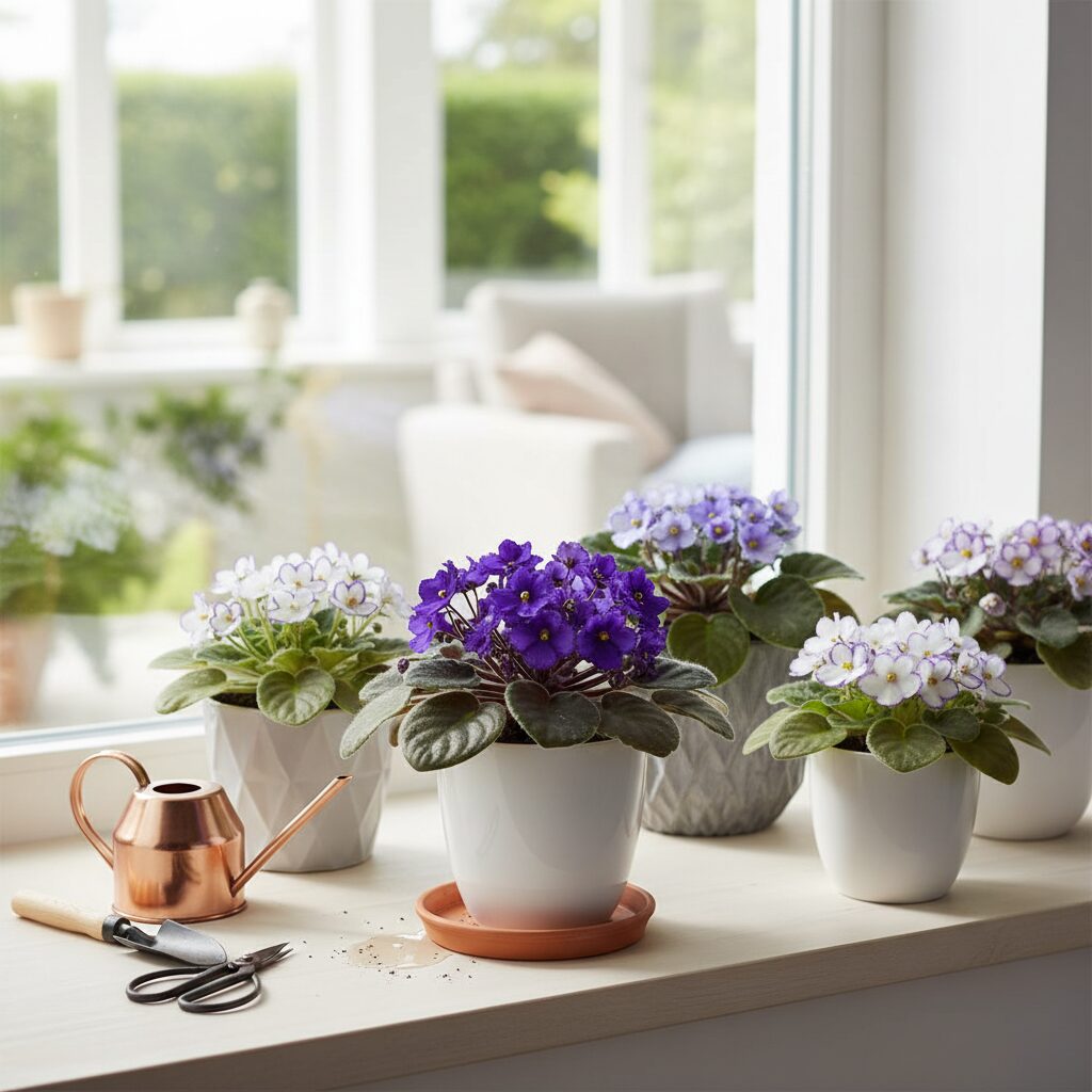 Fiołek afrykański — jak pielęgnować i uprawiać sępolię?