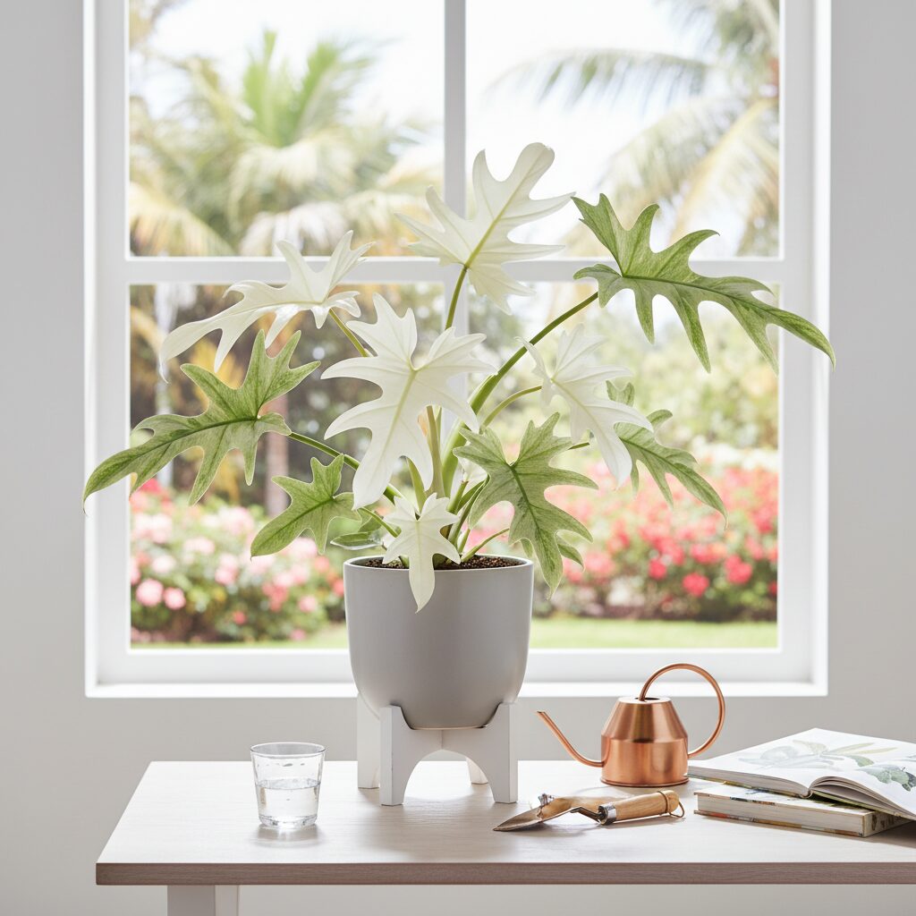 Florida Ghost — jak uprawiać ten unikatowy filodendron?
