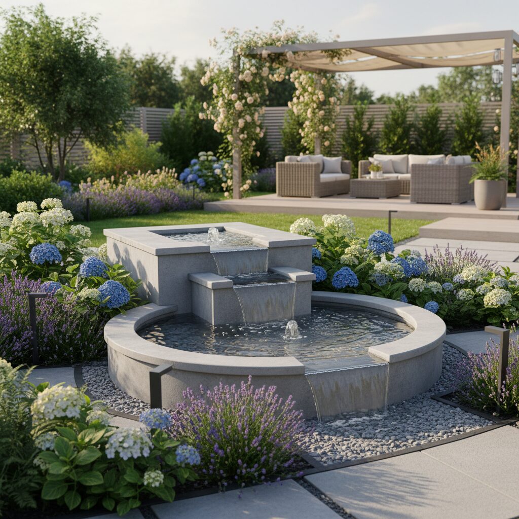 Fontanna ogrodowa z obiegiem zamkniętym — jak ją wybrać?