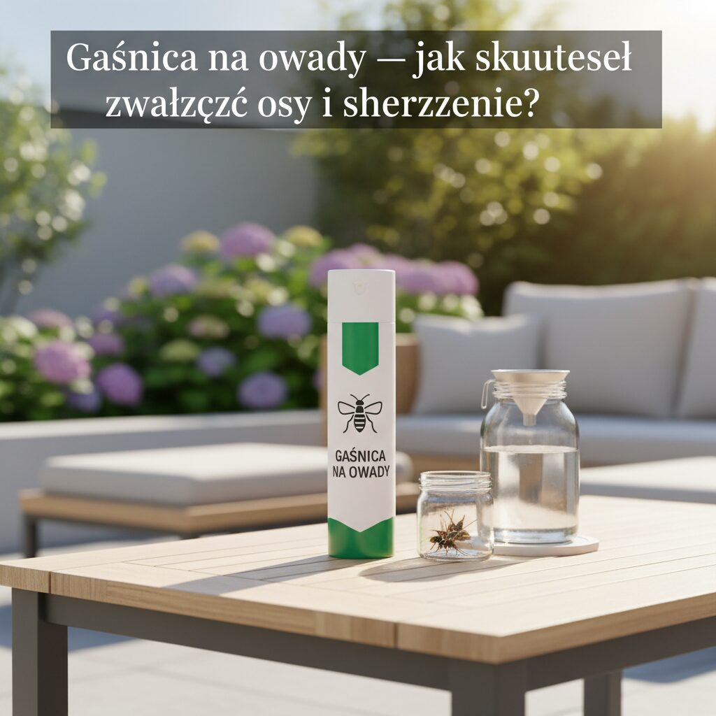 Gaśnica na owady — jak skutecznie zwalczyć osy i szerszenie?