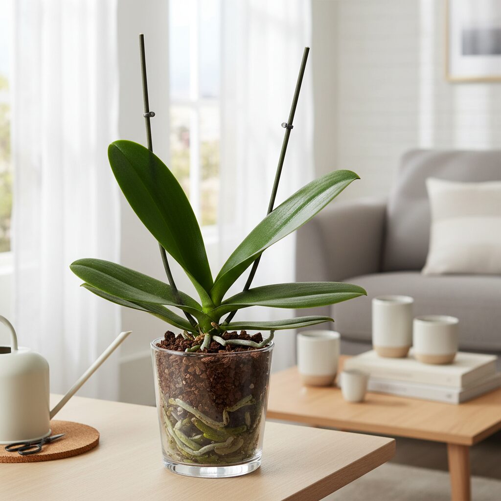 Co robić, gdy storczyk wypuszcza liście zamiast kwiatów?