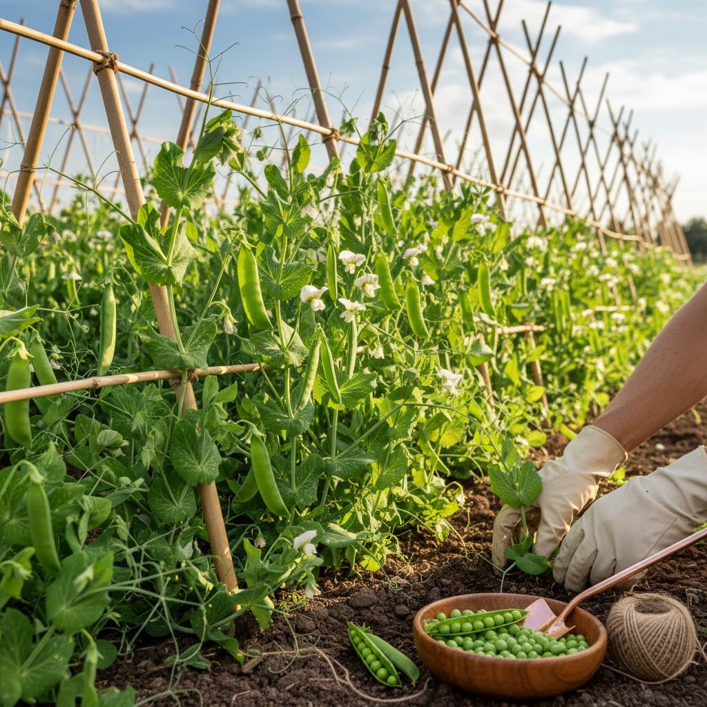 Groszek zielony — jak uprawiać, kiedy siać i jakie ma odmiany?